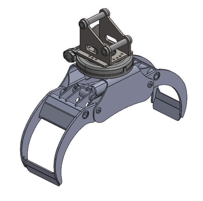 Rotating Log Grab Worm Drive